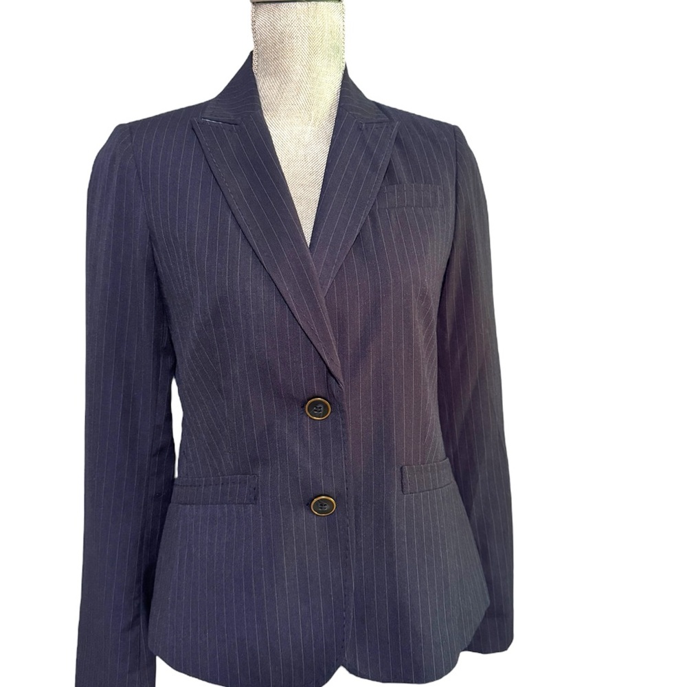 Tommy Hilfiger Blue Pin-stripe Blazer